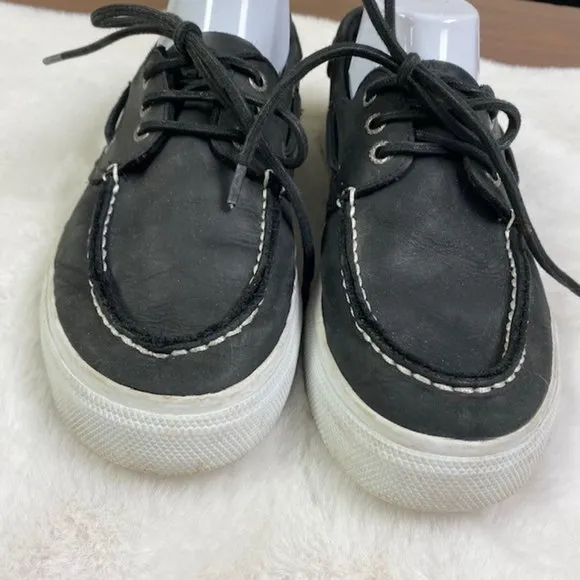 Sperry Top-Sider Men's Bermuda Leather Lace Up Boat Shoes, size 8M