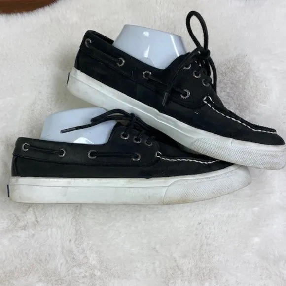 Sperry Top-Sider Men's Bermuda Leather Lace Up Boat Shoes, size 8M