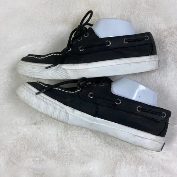 Sperry Top-Sider Men's Bermuda Leather Lace Up Boat Shoes, size 8M