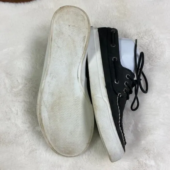 Sperry Top-Sider Men's Bermuda Leather Lace Up Boat Shoes, size 8M
