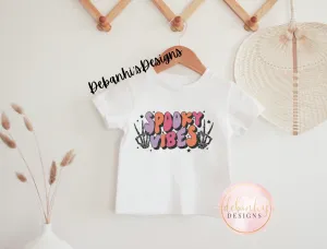 Spooky vibes  Tshirt kid/adult size