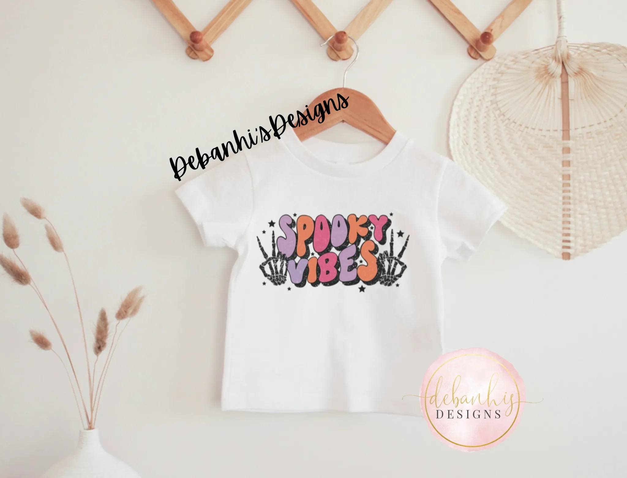 Spooky vibes  Tshirt kid/adult size