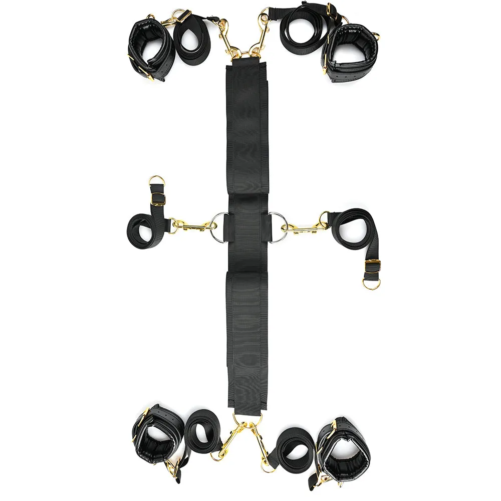 Sportsheets Special Edition Under the Bed Restraint Set Black