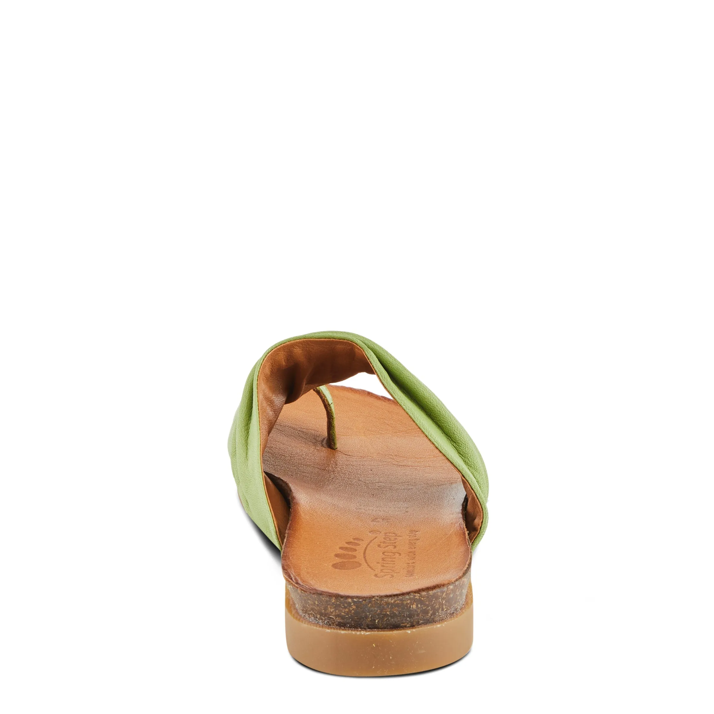 Spring Step Shoes Bates Sandals Women’s Leather Slide 1" Heel