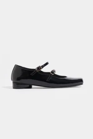 Square Toe Double-Buckle Sandals