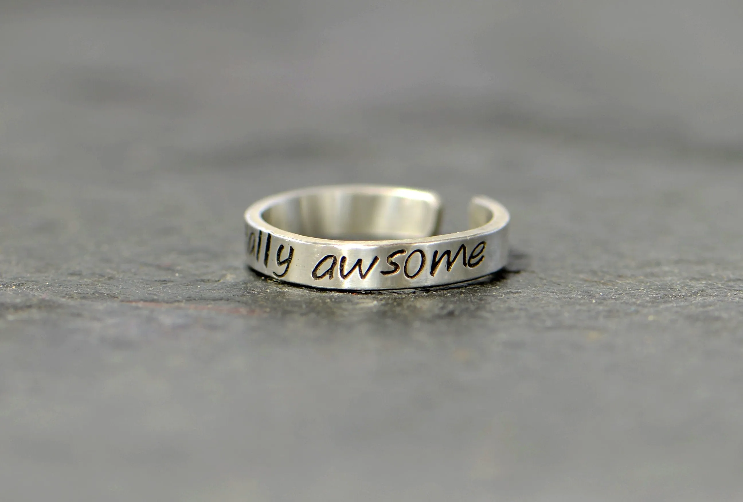 Sterling silver toetally awesome toe ring