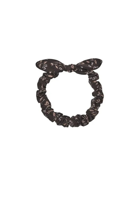 The Baby Bow Headband by Rylee & Cru - Black Floral