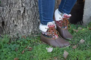 The Slush Tan Aztec Rain/Snow Boot