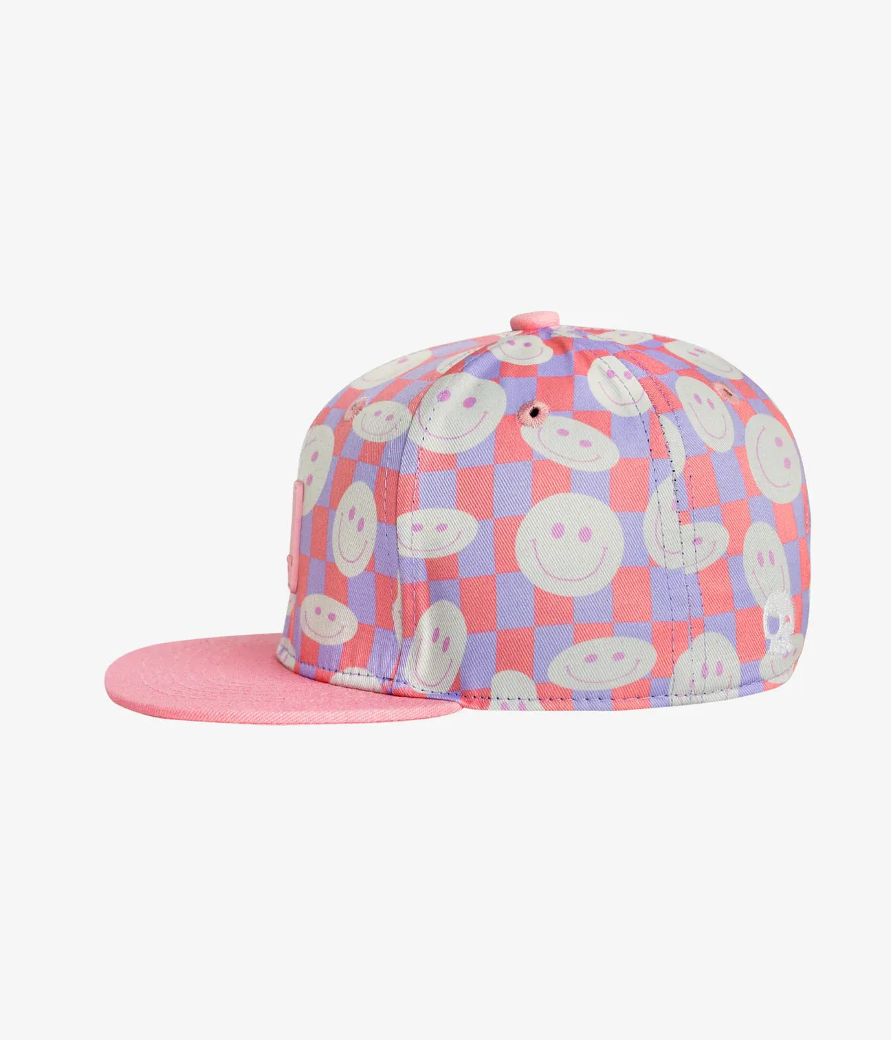 The Smiley Snapback - Cadmium Orange - KIDS