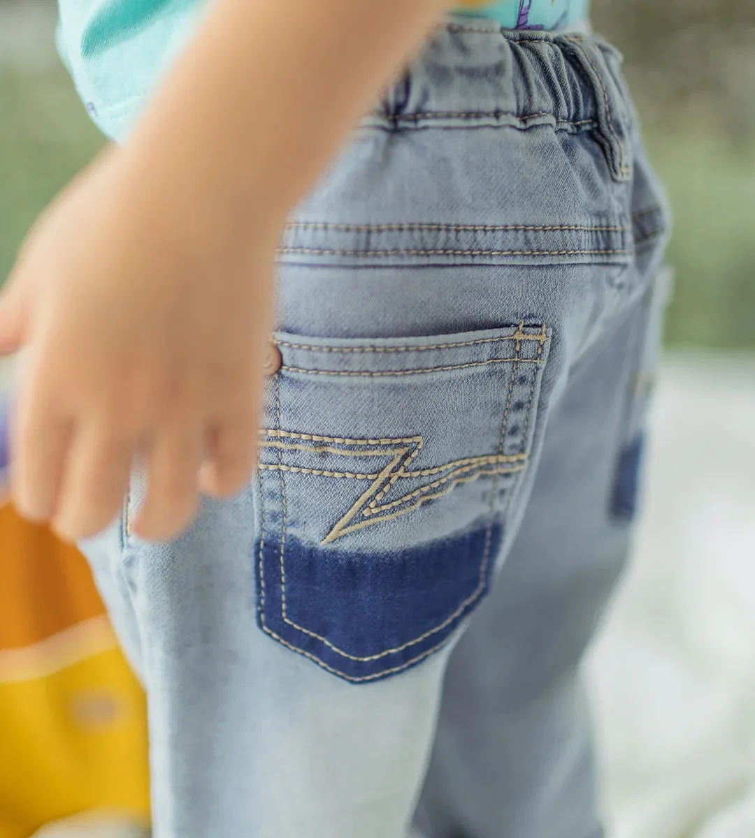 The West Contrast Pocket Denim - KIDS