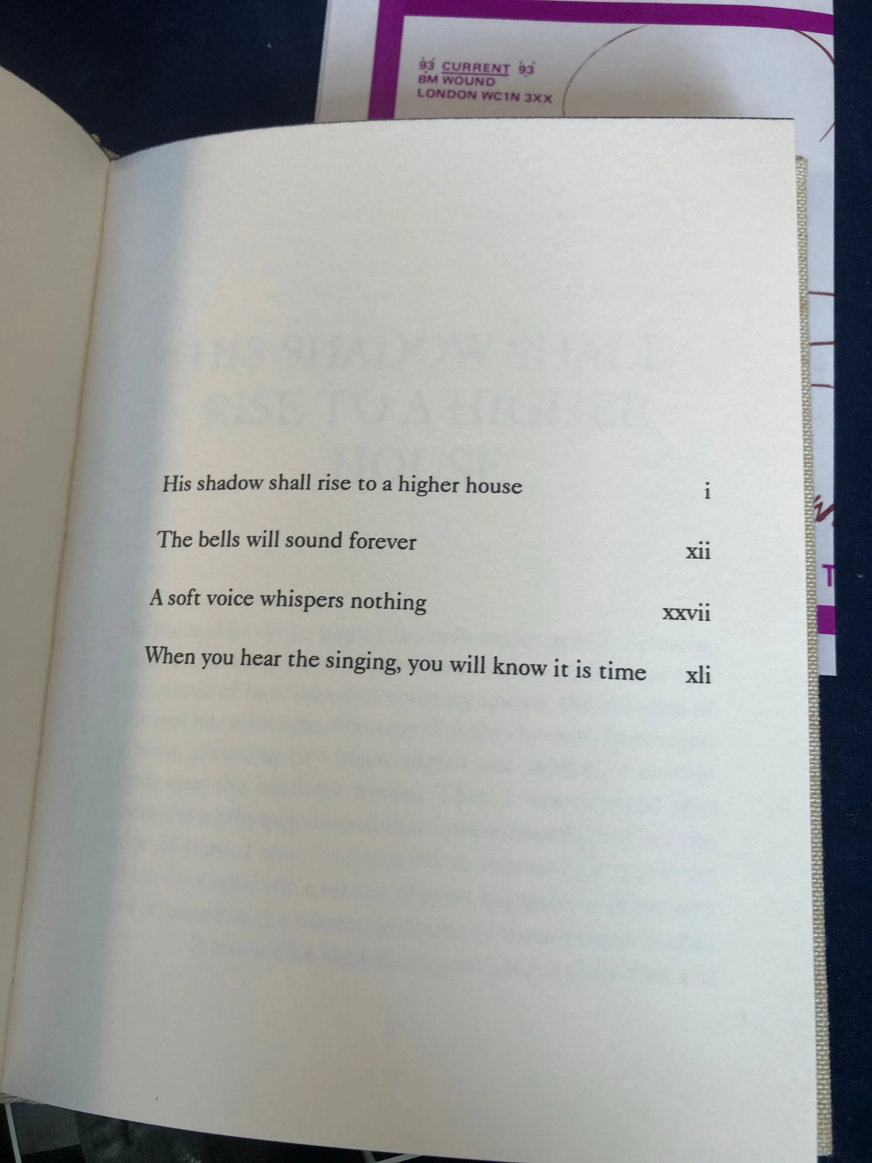 Thomas Ligotti - In a Foreign Town, In a Foreign Land, Durtro Press, with CD, Signed