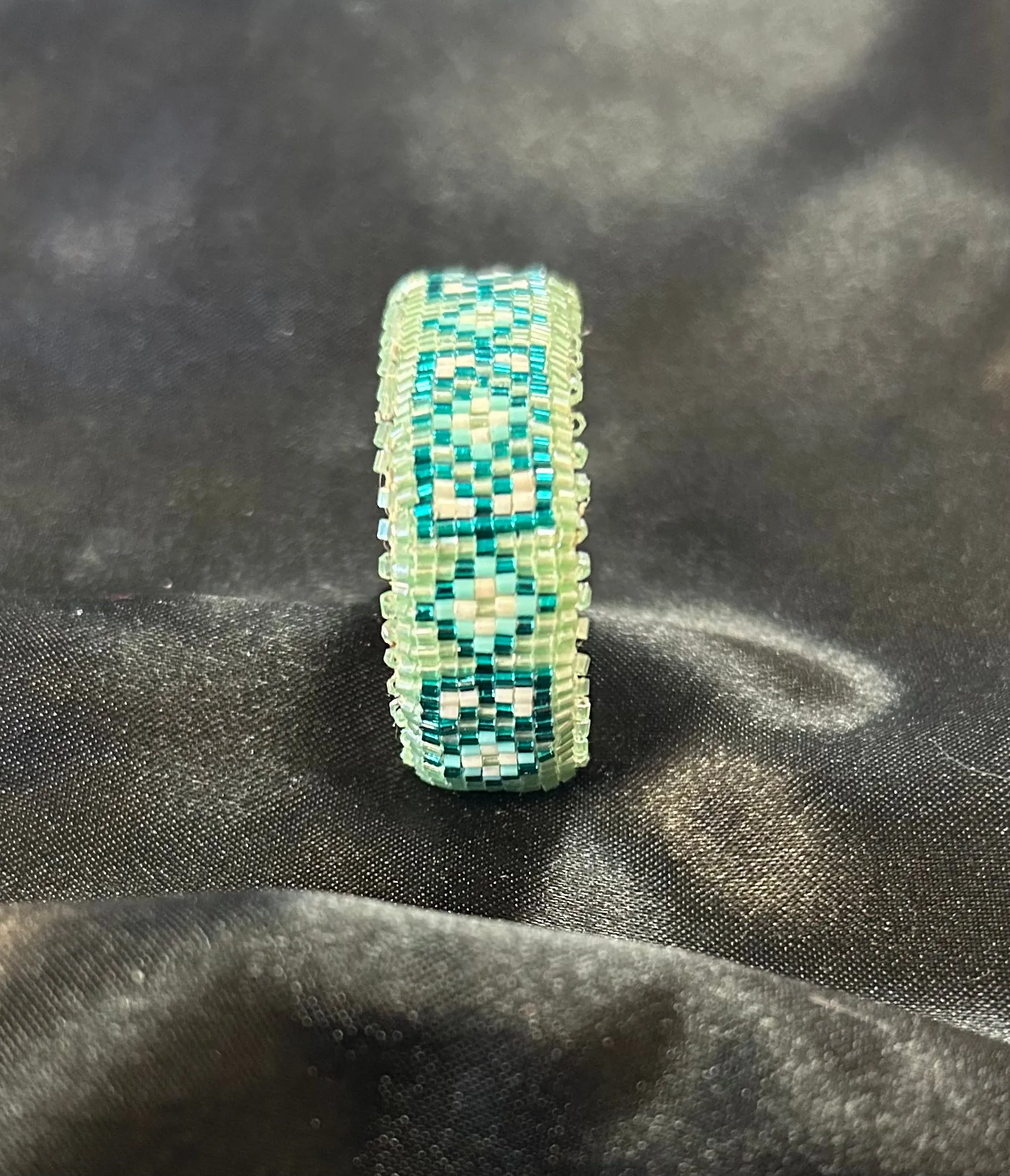 Toddler/Kid Beaded Cuff Bracelet