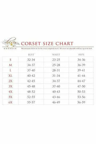 Top Drawer Faux Leather Steel Boned Corset