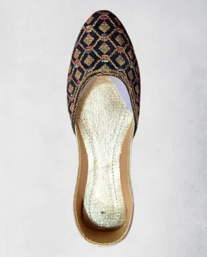 Traditional Paissare Slippers - Authentic Afghan Design Nk-471