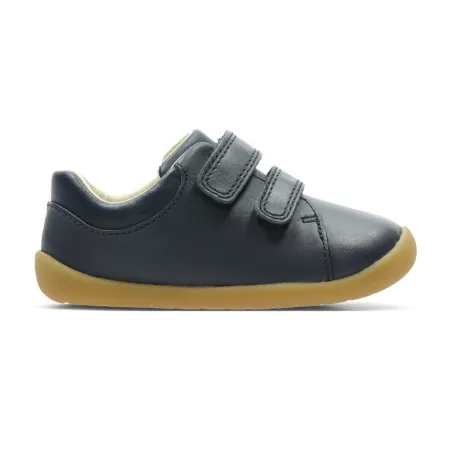 UK 2 Navy Leather Roamer Craft Pre Walker