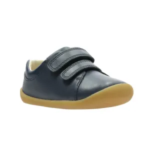 UK 3 Navy Leather Roamer Craft Pre Walker