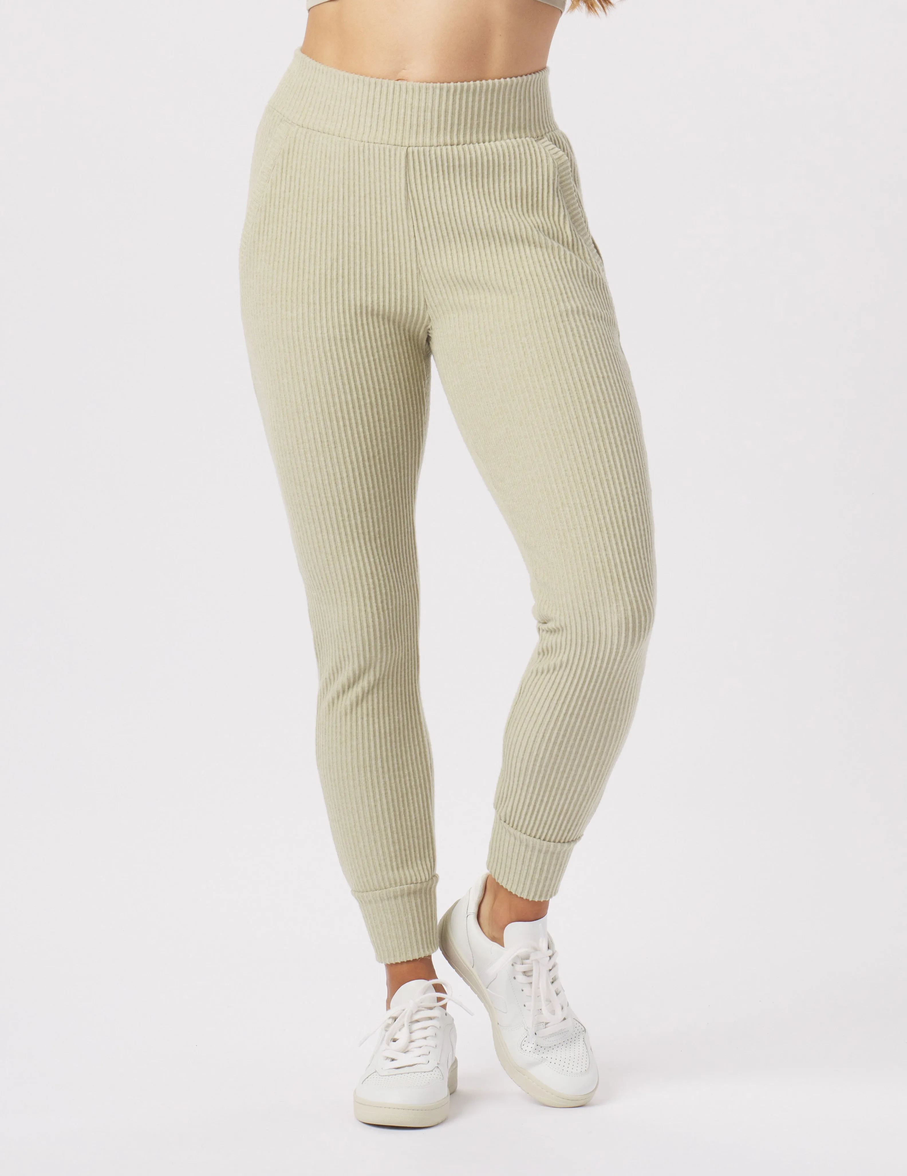 Valley 7/8 Jogger: Linen