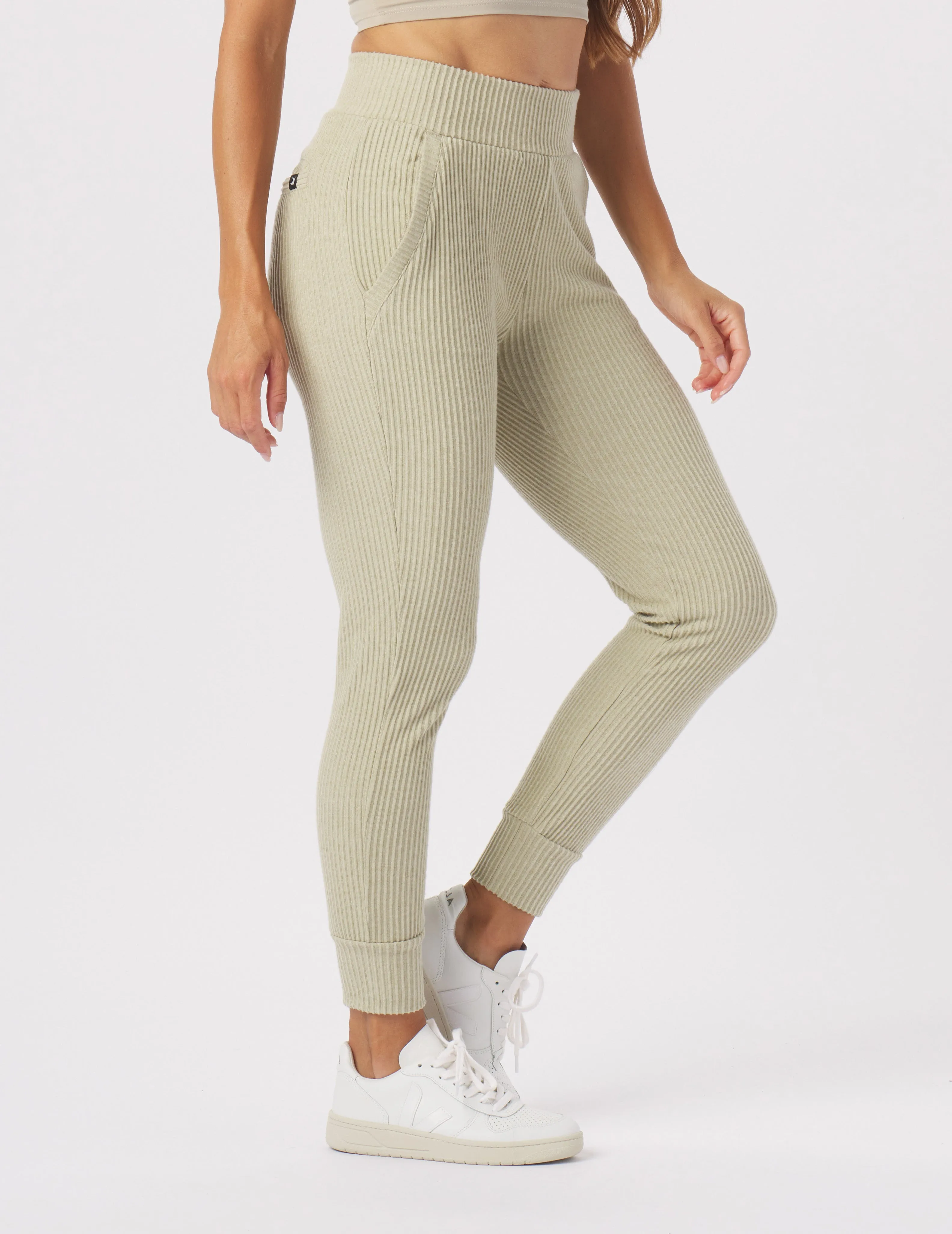 Valley 7/8 Jogger: Linen