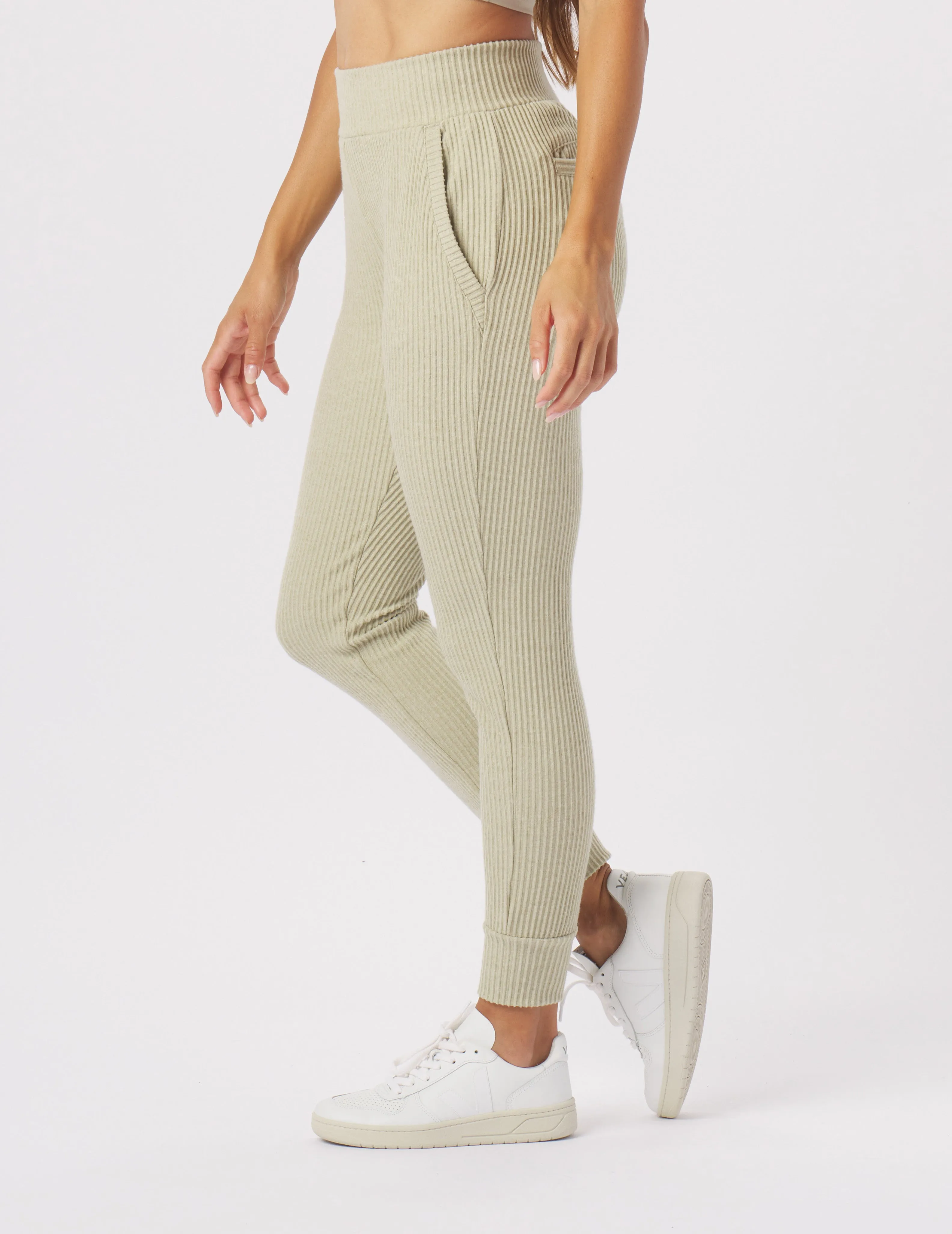 Valley 7/8 Jogger: Linen