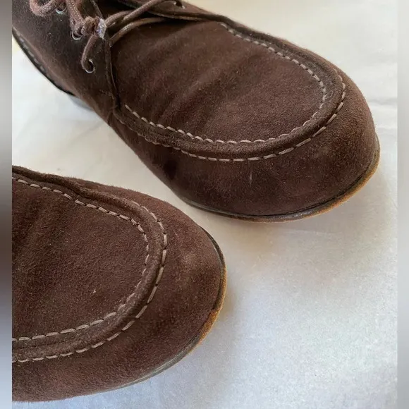 Walter Steiger, Women’s Lace-up Suede Leather Loafer Shoe, Brown