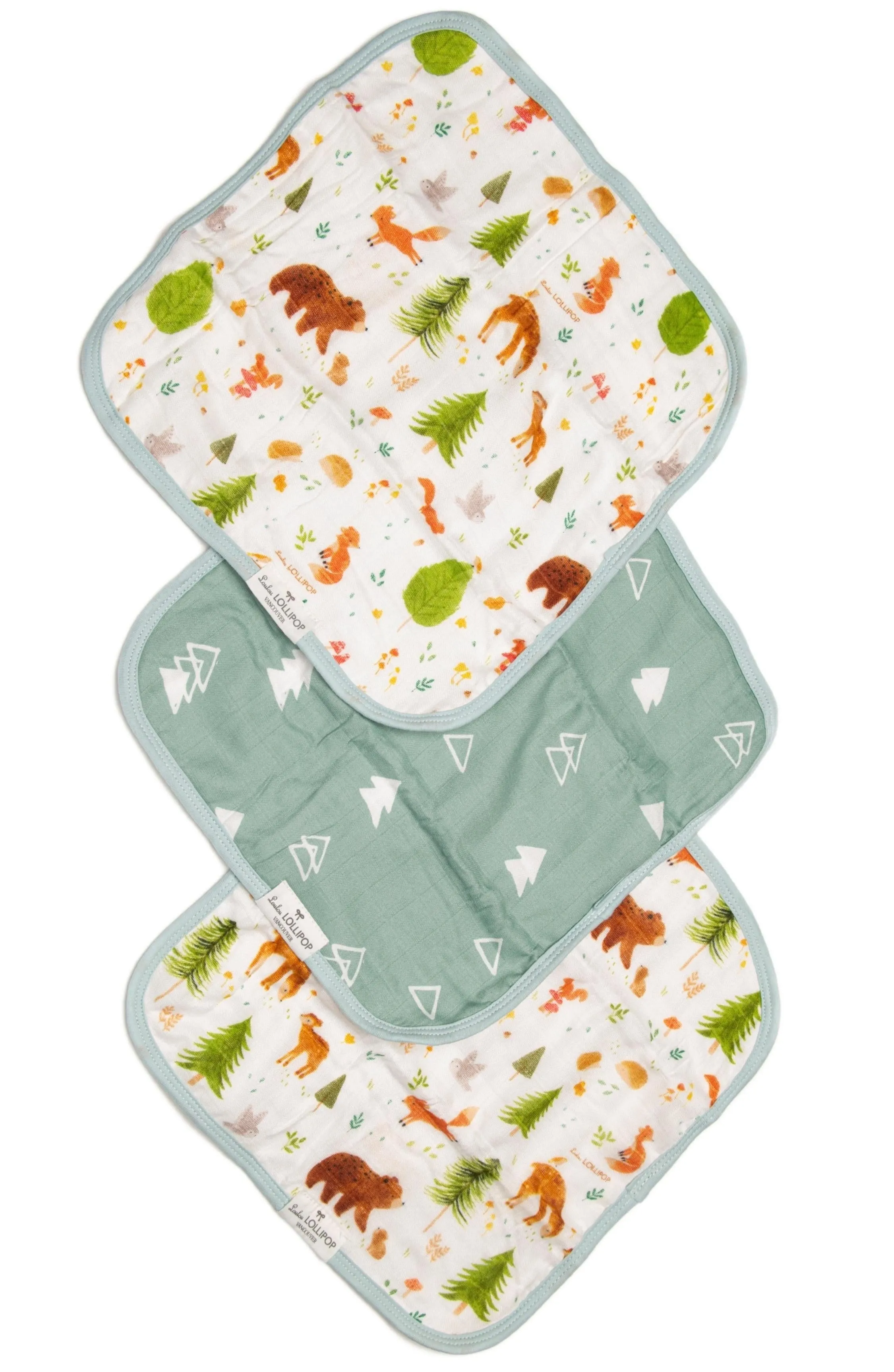 Washcloth Set - 3 Pack - Forest Friends