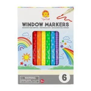 WINDOW MARKERS 6 PACK