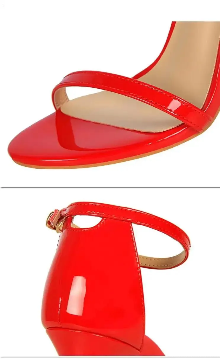 Women Sandals Wholesale New Arrive High Heels Sandals For Women Open Toe High Heel Sandals With Ankle Straps Summer Heels