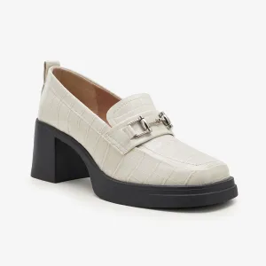 Women's Block Heel Loafers