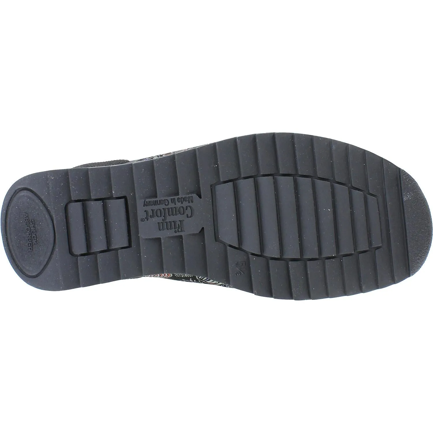 Women's Finn Comfort Pordenone Black Nubuck/Shibu Schwarz