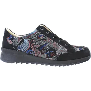 Women's Finn Comfort Pordenone Black Nubuck/Shibu Schwarz