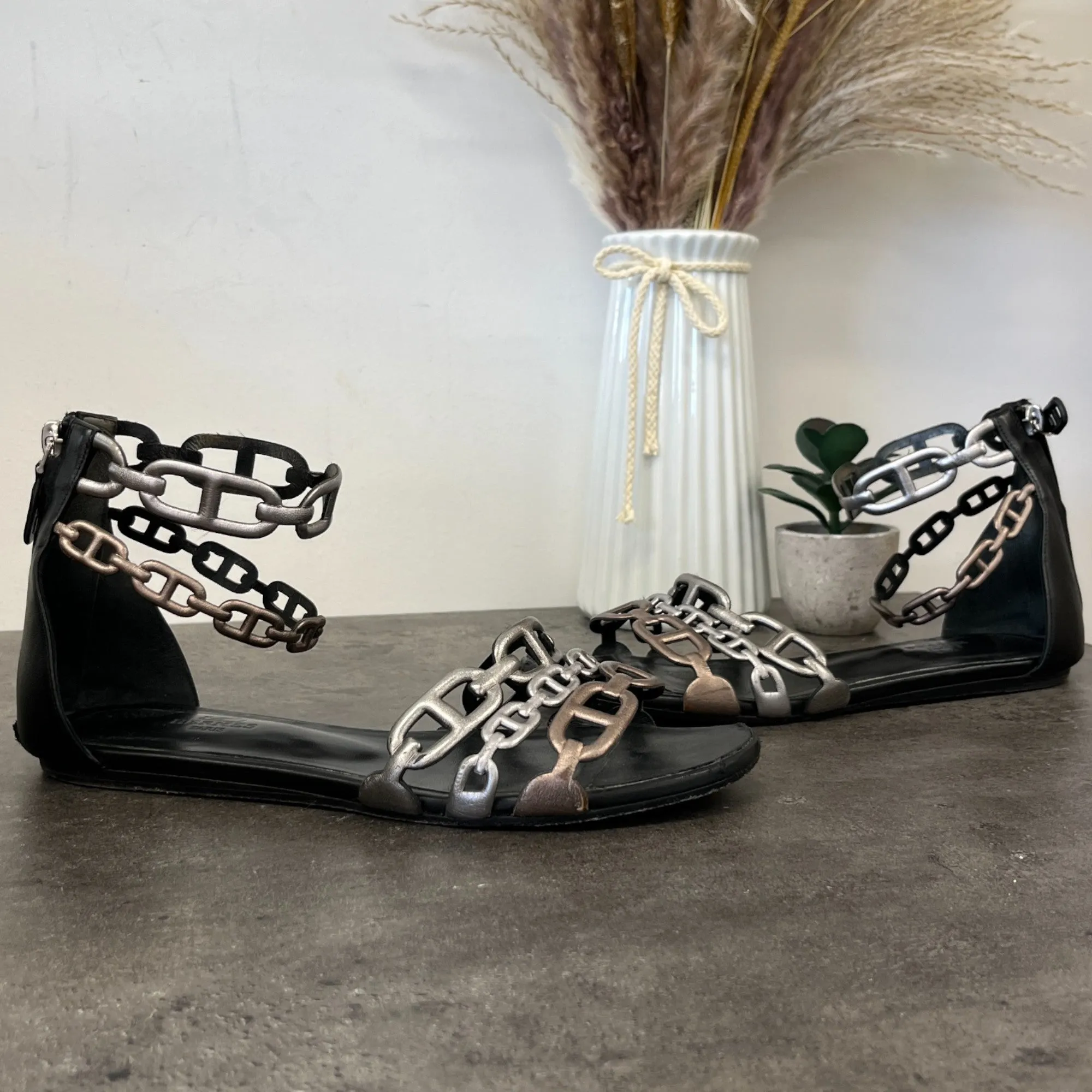 Women's Nappa Vernus Sandals Black Size EU 36.5 / UK 3.5