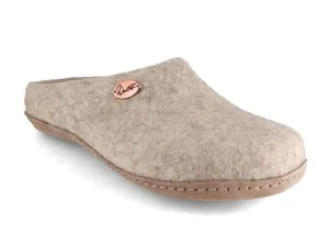 WoolFit® handmade Felt Slippers | Classic, beige