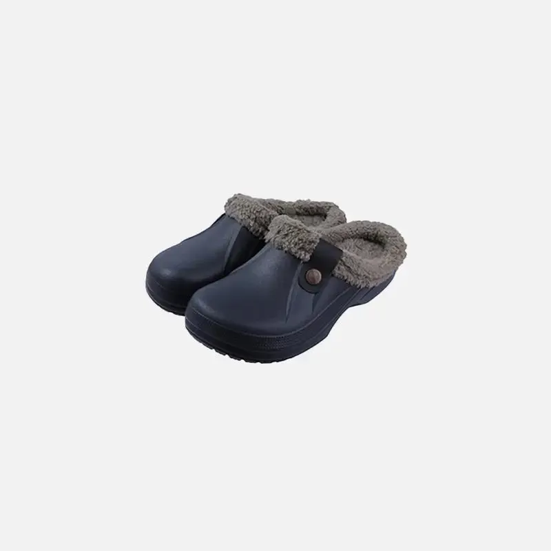 Y2K Fuzzy Waterproof Slippers for Comfort and Style