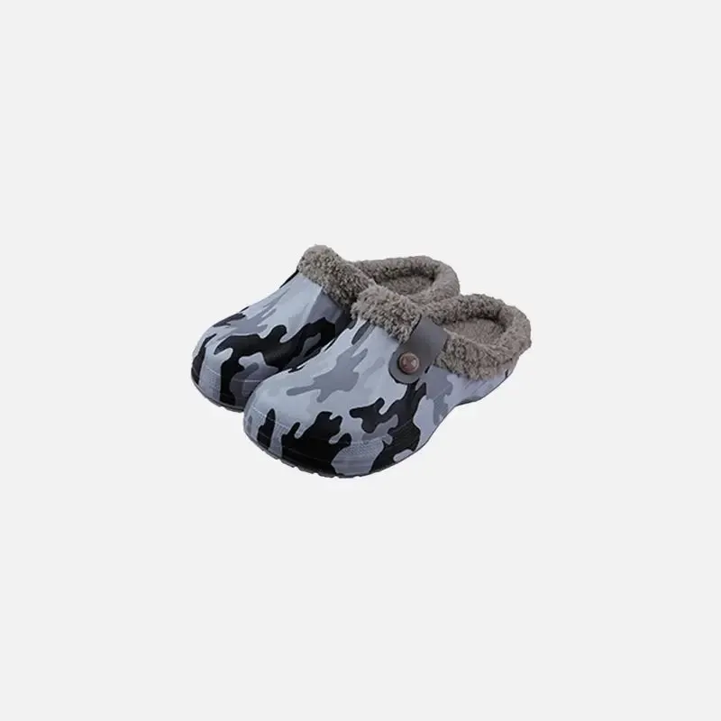 Y2K Fuzzy Waterproof Slippers for Comfort and Style