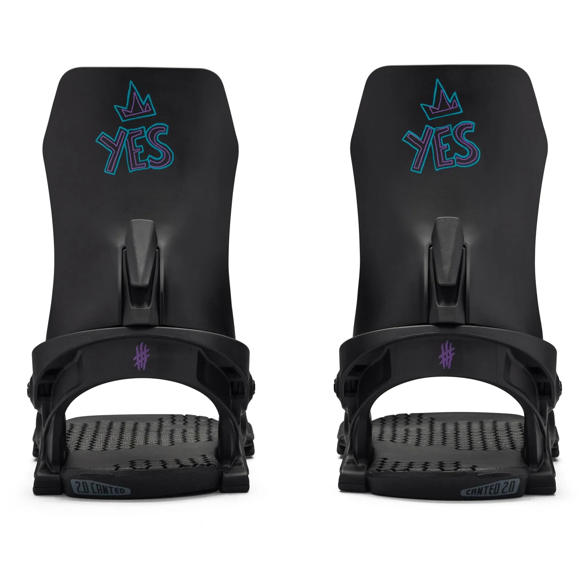 Yes Womens Rebel Snowboard Binding Black 2025