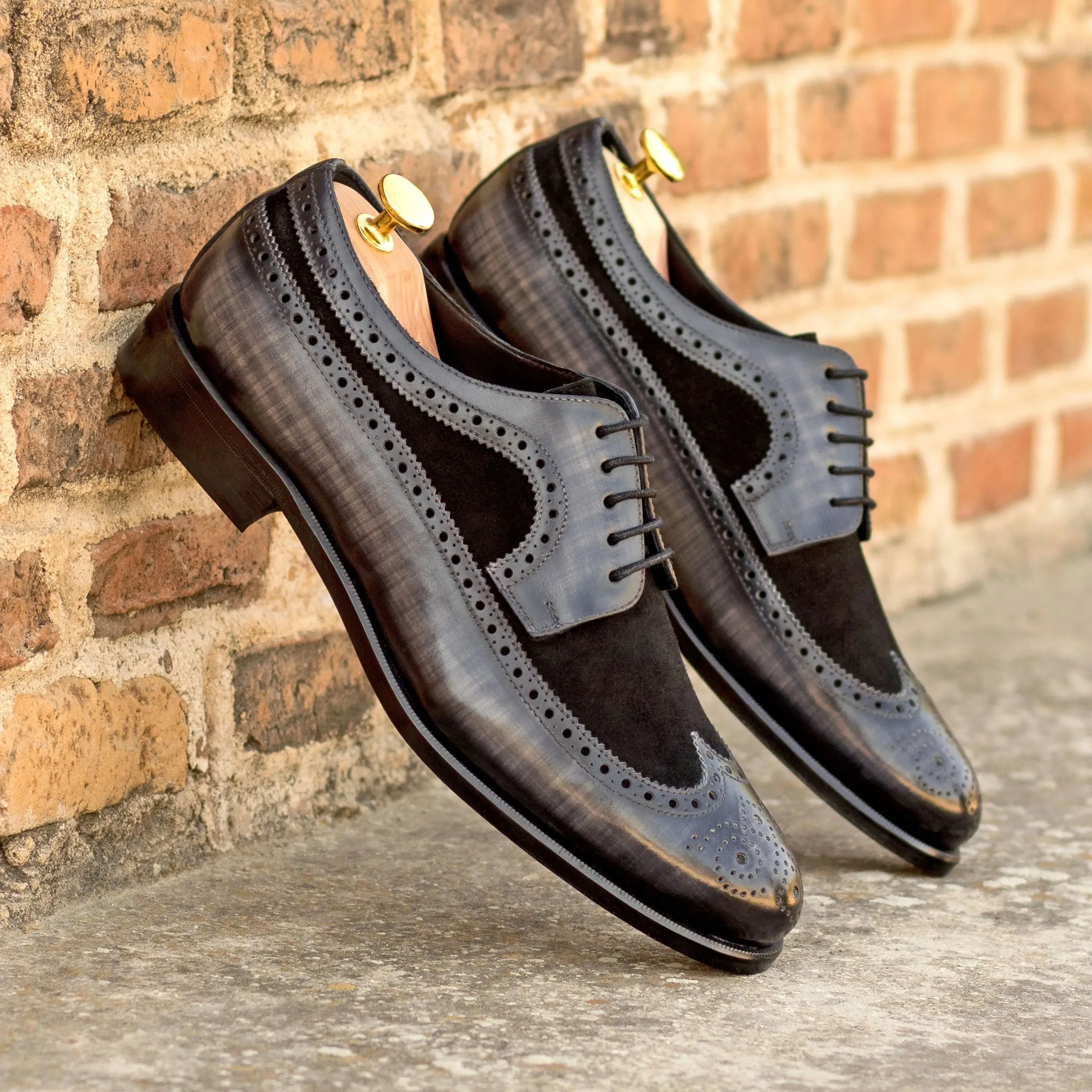 York Patina Longwing Blucher